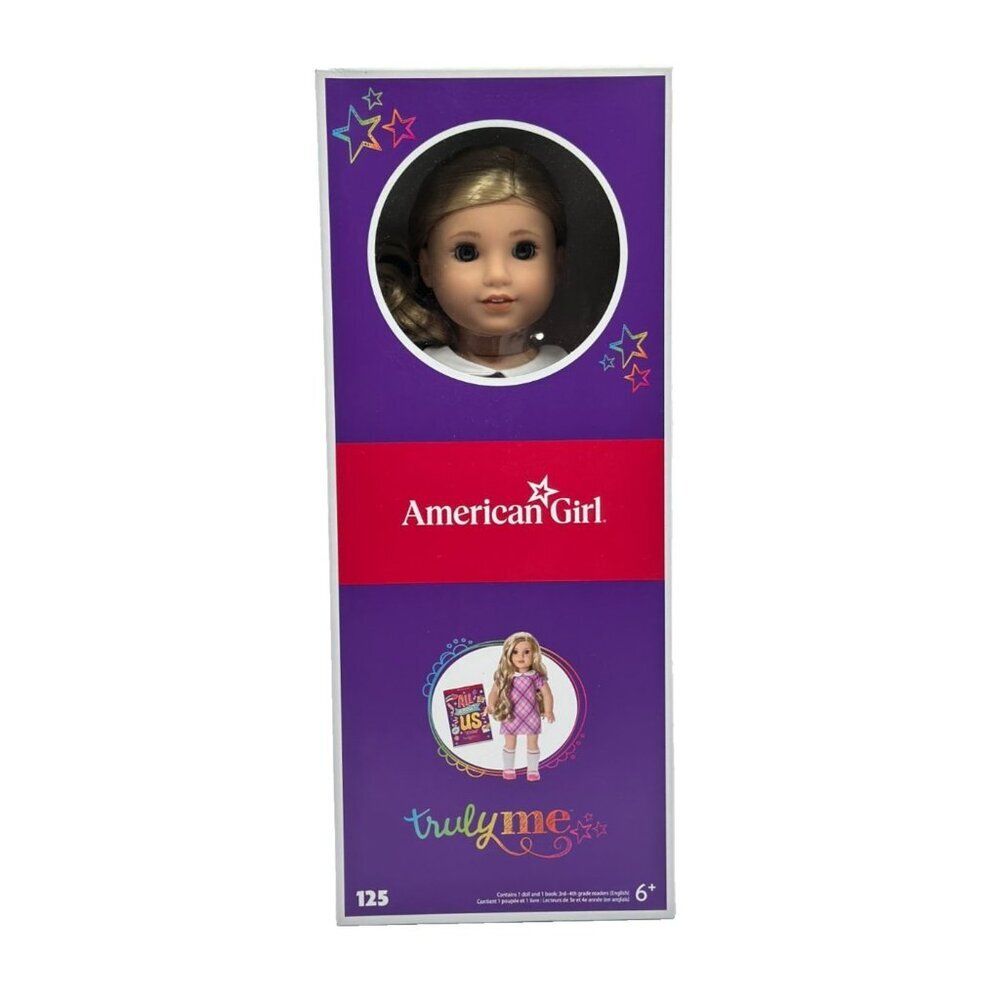 NIB American Girl Truly Me 18" Doll #125 Hazel Eyes Curly Blonde Hair HWY74 NRFB - Picture 2 of 8